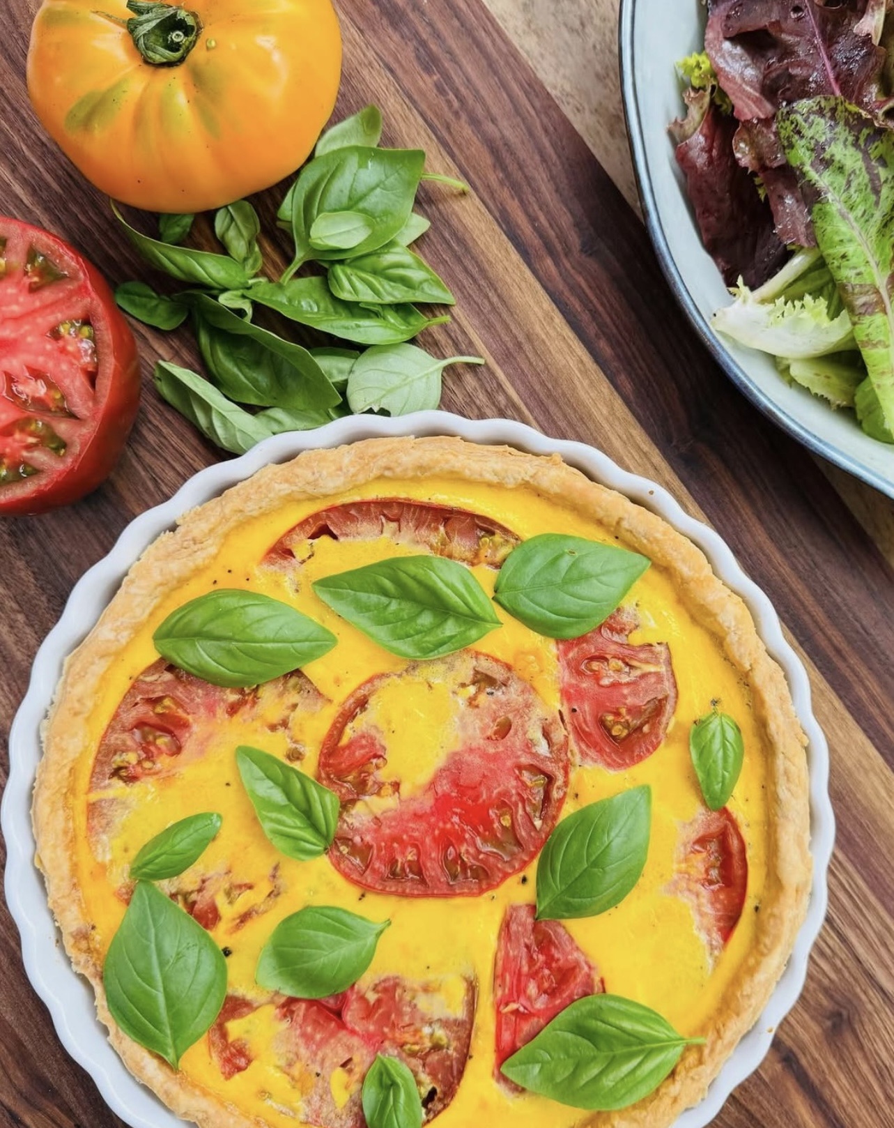 Meghan Markle’s Heirloom Tomato Quiche Recipe