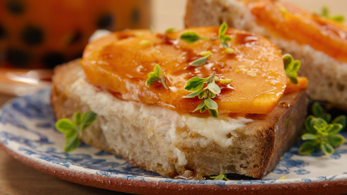 Meghan Markle’s Ricotta and Persimmon Tartine Recipe